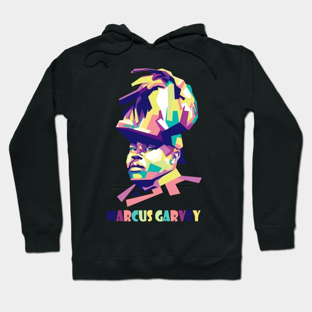 Marcus Garvey  wpap Hoodie by agungsaid1234